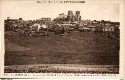 CPA La Chaise Dieu Vue generale Station estivale