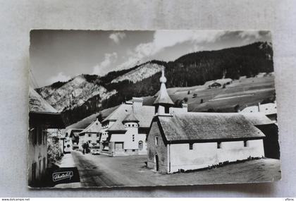 Cpsm, La Chapelle d'Abondance, la rue principale, Haute Savoie 74