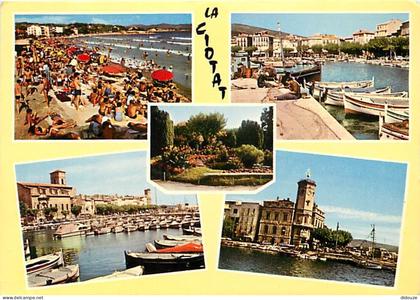 Carte Postale - 13 - La Ciotat - Multivues - Scènes de Plage - Flamme Postale de La Ciotat - CPM - Voir Scans Recto-Vers