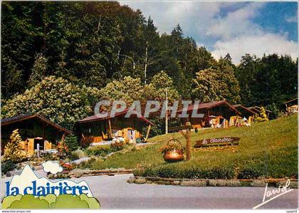 CPM Motel La Clairiere Route de la Clusaz Saint Jean de Sixt location toue l'annee de chalets indivu