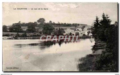 CPA La Courtine Le Lac et la Gare