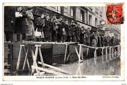 Paris - Crue de la Seine - Inondations de 1910 - Rue du Bac