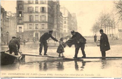 Paris - La Crue de la Seine 1910