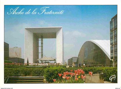 Carte Postale - 92 - La Défense - Arche de la fraternité - CPM - Etat pli - Voir Scans Recto-Verso