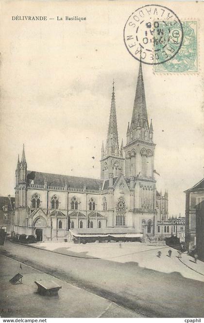 CPA Delivrande La Basilique