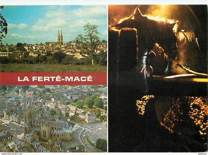 61 - La Ferté Macé - Multivues - Flamme Postale de La Ferté Macé - CPM - Voir Scans Recto-Verso