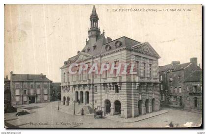 CPA La Ferte Mace L Hotel de Ville