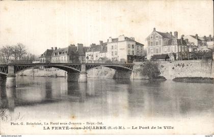 CPA La Ferte sous Jouarre Le pont de la ville