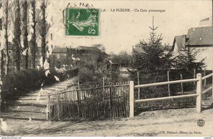la Fleche CPA Un coin pittoresque