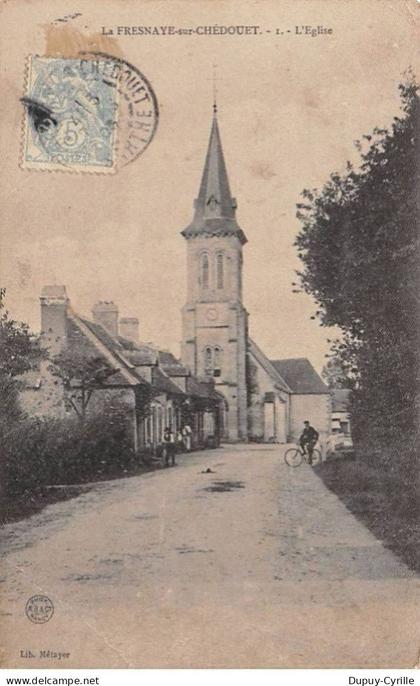 LA FRESNAYE SUR CHEDOUET - L'Eglise - très bon état