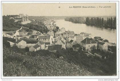 La Frette-sur-Seine  (95.Val d´Oise)  vue générale