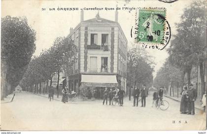 La Garenne - Carrefour rues de l'Aigle