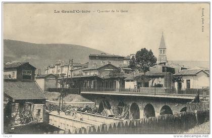 Gard : La Grand Combe, Quartier de la Gare