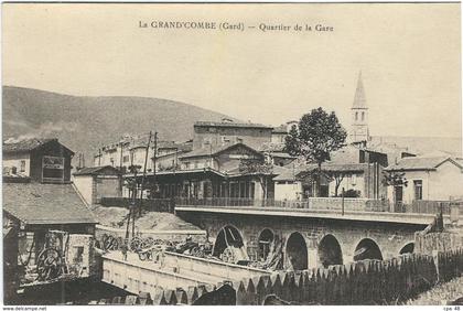Gard : La Grand Combe, Quartier de la Gare