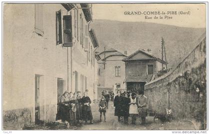 Gard : La Grand Combe, Rue de la Pise, Belle Animation