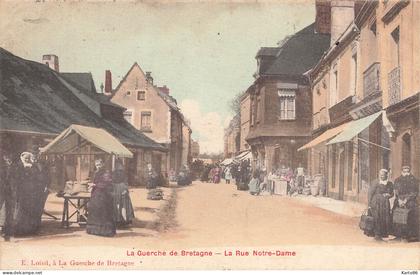 la guerche de bretagne * la rue notre dame * marché
