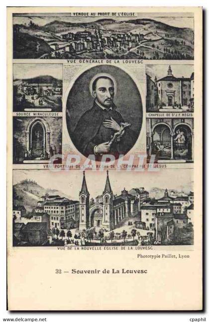 CPA Souvenir de La Louvesc vue generale de la Louvesc