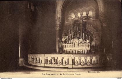 La Louvesc CPA La basilique Le choeur