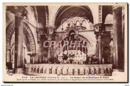 La Louvesc CPA Le choeur de la basilique St regis