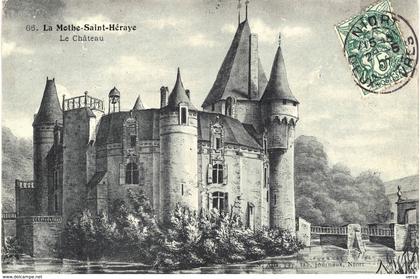 Carte POSTALE  ANCIENNE de  LA  MOTHE Saint HERAY
