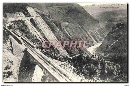 CPA Dauphine Ligne de la Mure passage de la Rivoire