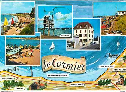 44 - La Plaine sur Mer - Multivues - Automobiles - Plage - Carte Géographique - CPM - Voir Scans Recto-Verso