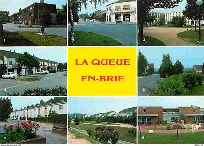 Carte Postale - 94 - La Queue en Brie - Multivues - Automobiles - Fleurs - CPM - Voir Scans Recto-Verso - Poscard - Cart