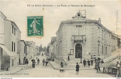 E-16-2986 : LA REOLE  LA POSTE