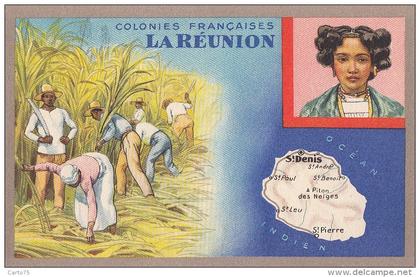 France -  La Réunion - Histoire Géographie - Culture Canne à Sucre - Lion Noir Paris Montrouge
