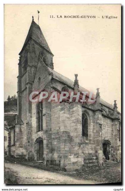CPA La Roche Guyon L'Eglise