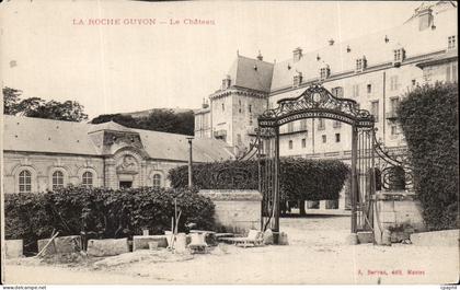 CPA La Roche sur Guyon Le chateau
