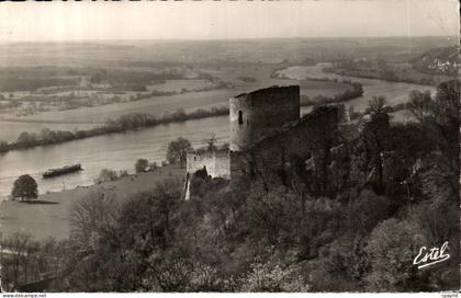 La Roche Guyon CPA Le vieux donjon et la vallee de la Seine