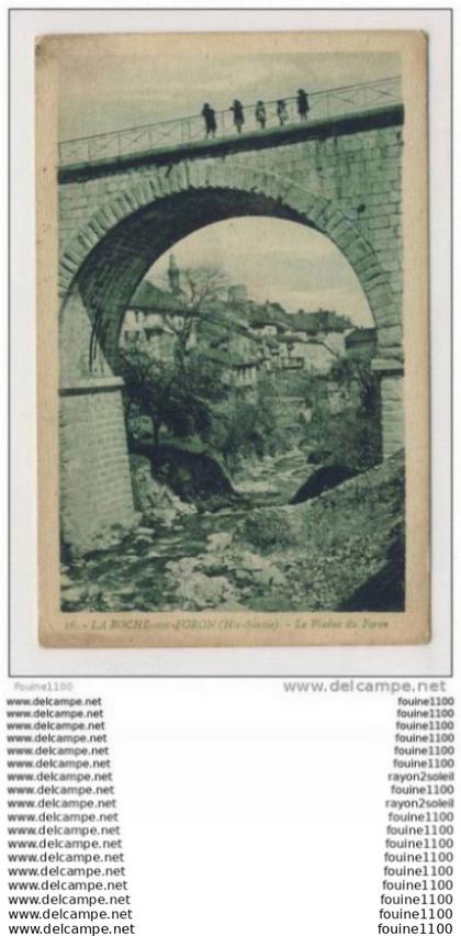 carte  de la roche sur foron le viaduc  ( recto verso )