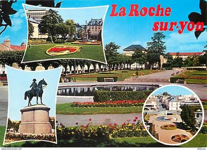 85 - La Roche sur Yon - Multivues - Fleurs - CPM - Voir Scans Recto-Verso