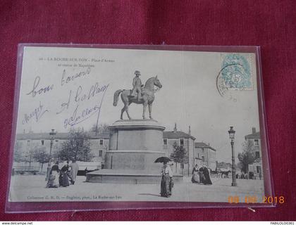 CPA - La Roche-sur-Yon - Place d'Armes et statue de Napoléon