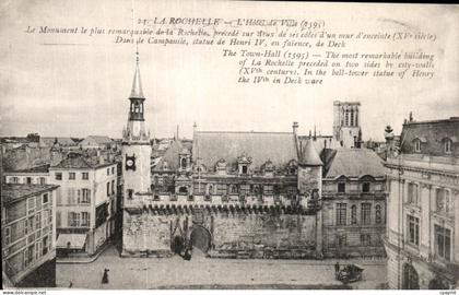 CPA La Rochelle L'Hotel de Ville Le Monument le plus remarquable de la Rochelle