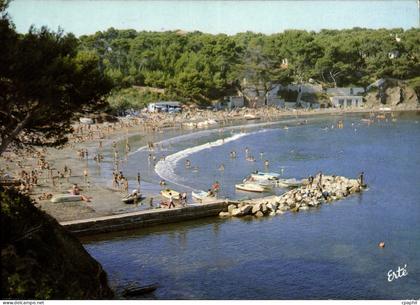 CPSM Cote D'Azur La Seyne sur Mer L'Anse et la Plage de Fabregas