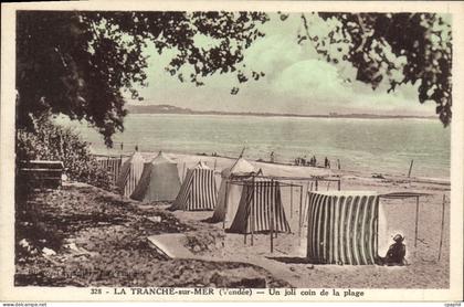 CPA La Tranche sur Mer Un joli coin de la Plage