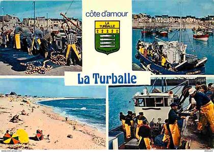 44 - La Turballe - Multivues - Blasons - Plage - Bateaux - Marins Pecheurs - CPM - Voir Scans Recto-Verso