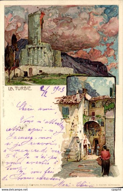 CPA Illustrateur La Turbie