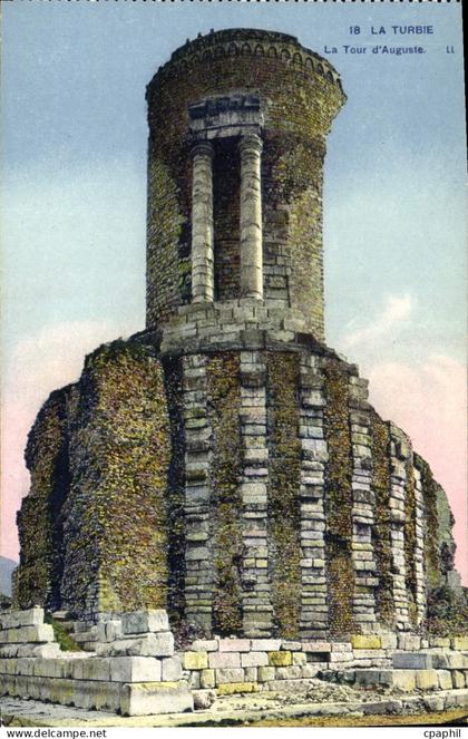 CPA La Turbie la Tour d'Auguste