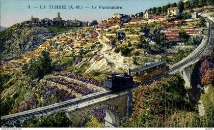 La Turbie - Le Funiculaire - CPA