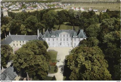 D78 - LA VERRIERE - EN AVION AU DESSUS DE ... LA VERRIERE - LE CHATEAU - CPSM grand format colorisée
