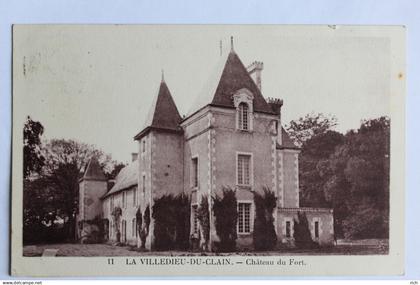 CPA   [86] Vienne > La Villedieu du Clain - Château du Fort