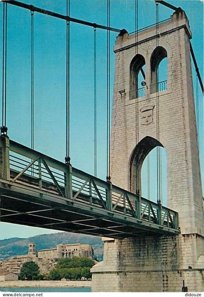 07 - La Voulte sur Rhone - Le Château vu du Pont sur le Rhône - CPM - Voir Scans Recto-Verso