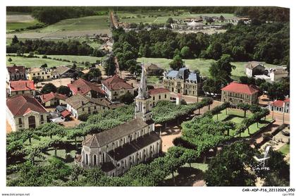 CAR-ADPP16-1051-40 - LABRIT - Salle des fetes - Eglise - Mairie