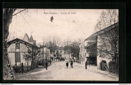 CPA Vert, Avenue de Labrit