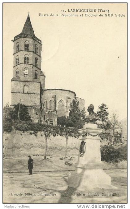 Labruguière (81) buste de la République