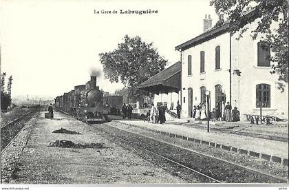 LABRUGUIERE - La Gare - TRAIN