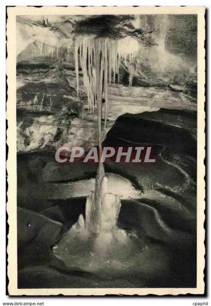 CPA Le Lot Illustre Grottes De Lacave Colonne aux Pattes d'Araignee